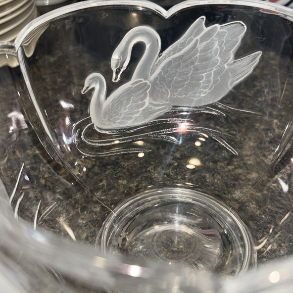 6” Crystal Swan Candy/Trinket Dish -24% Lead - Picture 5 of 5
